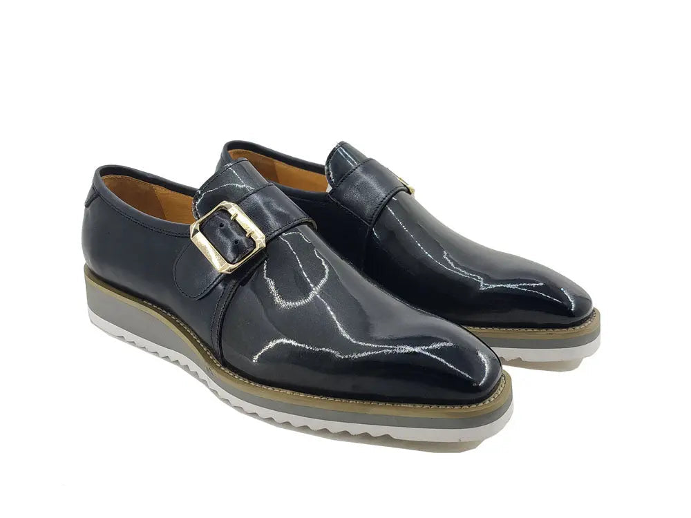 Carrucci Gorgeous Patent Leather Monkstrap Slip on