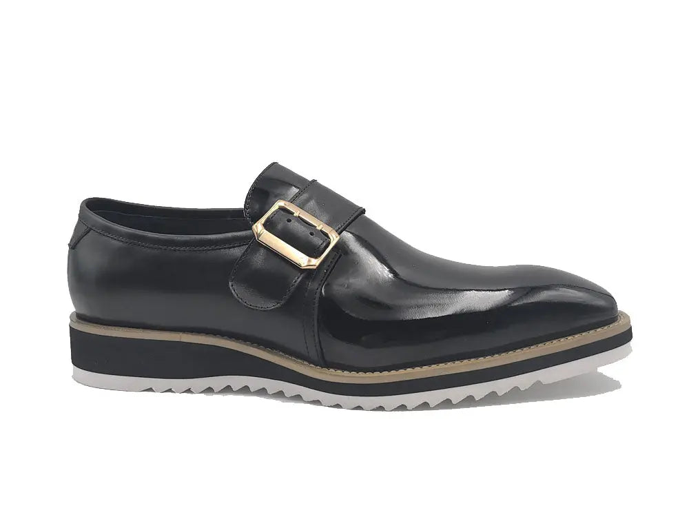 Carrucci Gorgeous Patent Leather Monkstrap Slip on