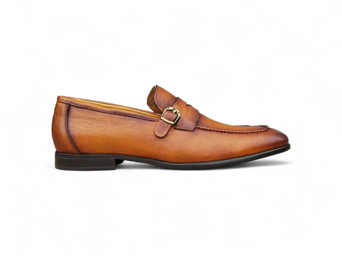 Carrucci Grant Buckle Loafer - Luxury Italian Leather