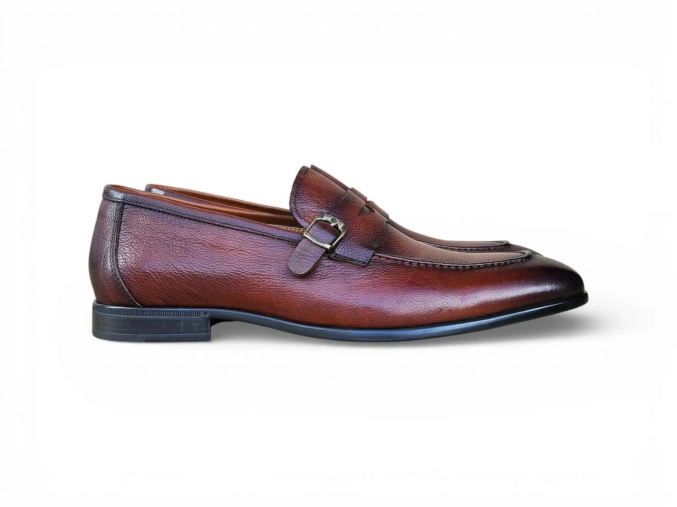 Carrucci Grant Buckle Loafer - Luxury Italian Leather
