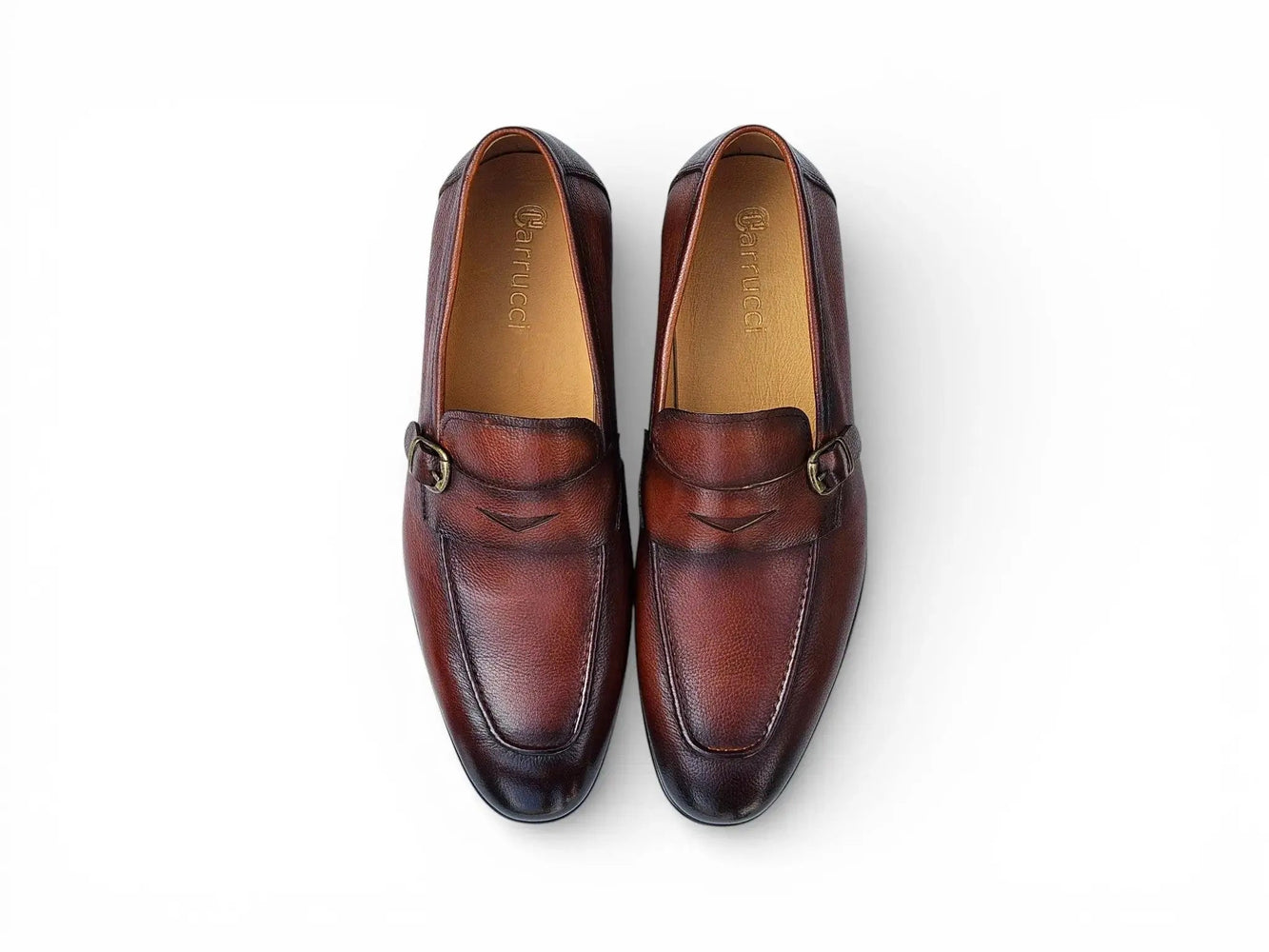Carrucci Grant Buckle Loafer - Luxury Italian Leather
