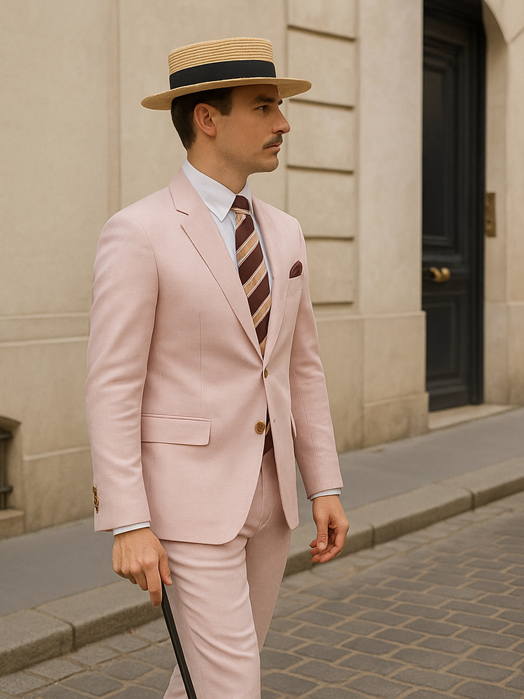 Great Gatsby Pink Suit