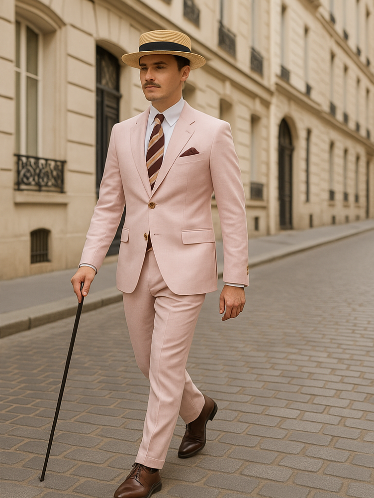 Great Gatsby Pink Suit