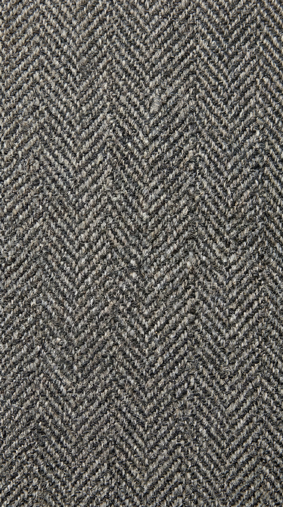 Men’s Grey Harris Tweed Herringbone Sport Coat, Classic Dress Casual Blazer Jacket