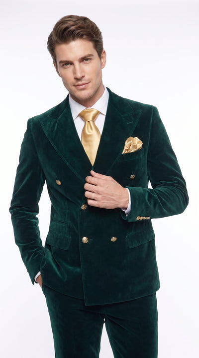 Green Velvet Suit