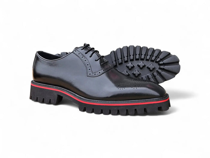 Carrucci Hybrid Lug Oxford - Luxury Leather Dress Shoe