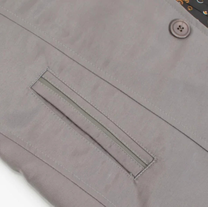 Men's Western Grey Blazer Slim Fit Steel Gray Sport Coat for Weddings, Business & Formal Events (Copy)