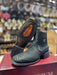 Vestigium Python Nubuck Exotic Ankle Boots Black - Black