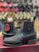 Vestigium Python Nubuck Exotic Ankle Boots Black - Black