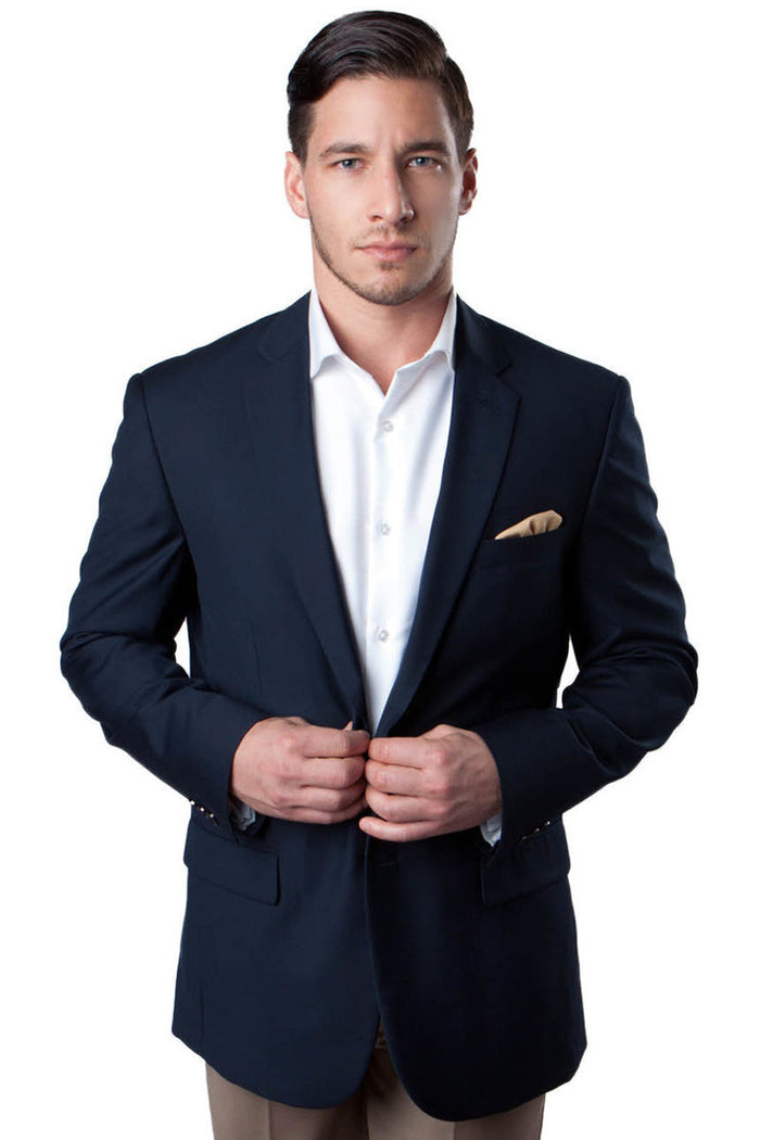 Men's Classic Navy Sport Coat in Slim Fit