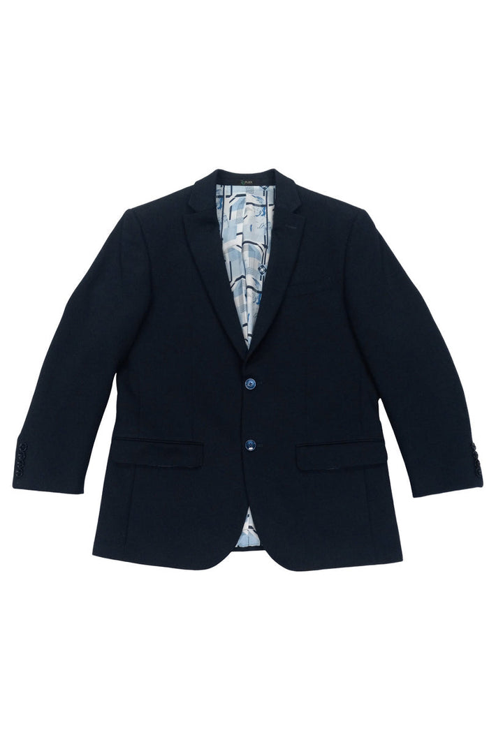 Men's Slim Fit Stretch Travel Blazer in Navy
