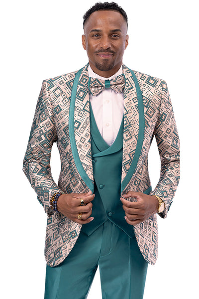 Teal Green Tuxedo