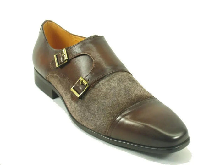 Carrucci Cap Toe Double Monk