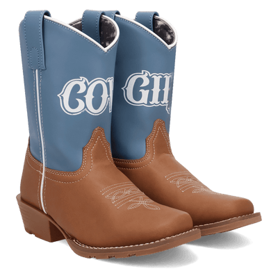 Laredo Little Cowgirl Man Made Boot - Luxury Cowboy Shoe