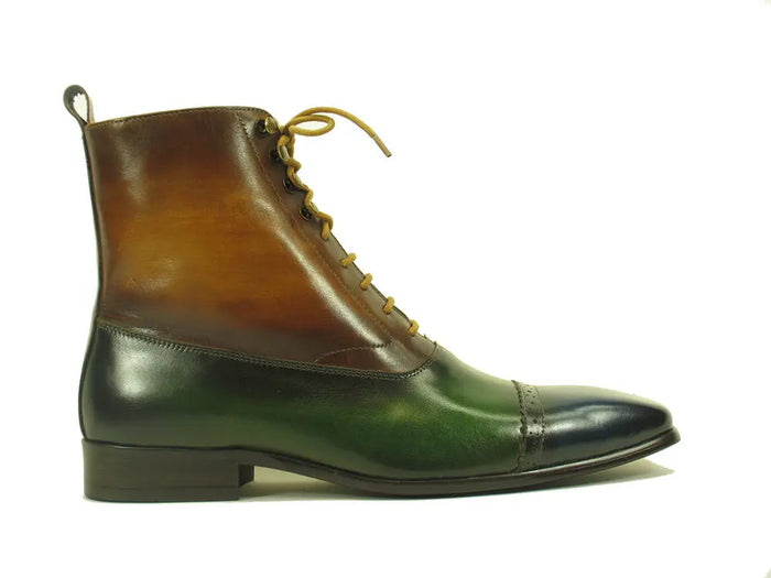 Carrucci Lace-up Zip Boots