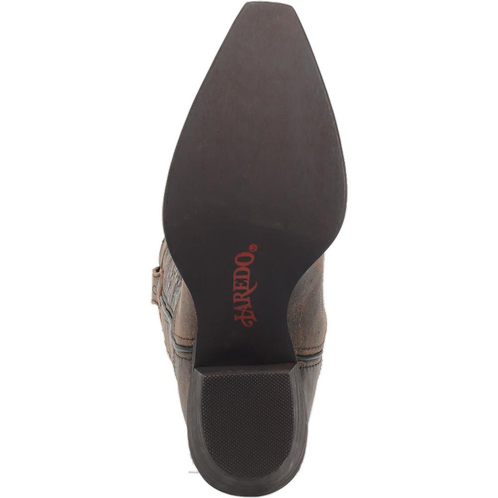 Laredo Lucretia Black Leather Snip Toe Women Boots
