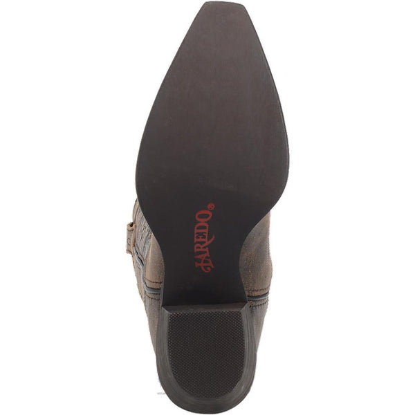 Laredo Lucretia Black Leather Snip Toe Women Boots