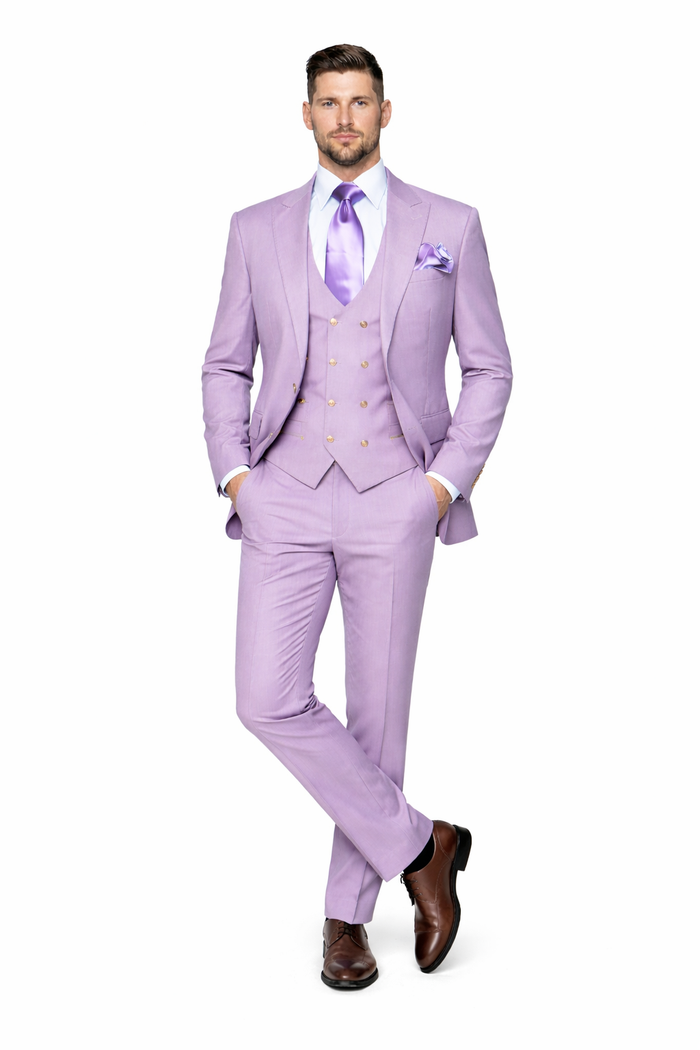 Lavender Mist 3-Piece Elegant Celebration Suit