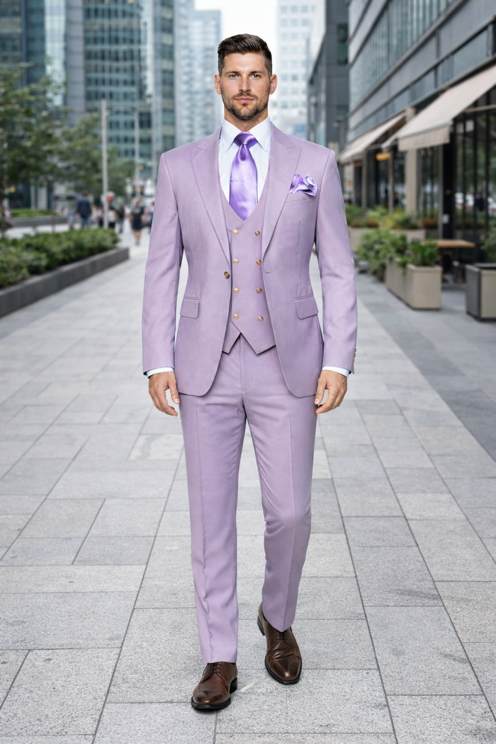 Lavender Mist 3-Piece Elegant Celebration Suit