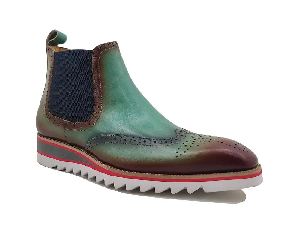 Carrucci Leather Chelsea Boot With Lightweight Sole