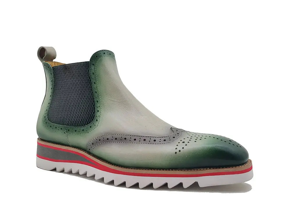 Carrucci Leather Chelsea Boot With Lightweight Sole