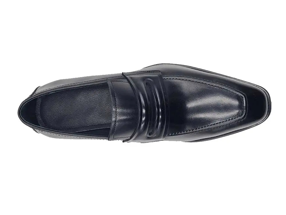 Carrucci Leather Penny Loafer in Chunky Sole