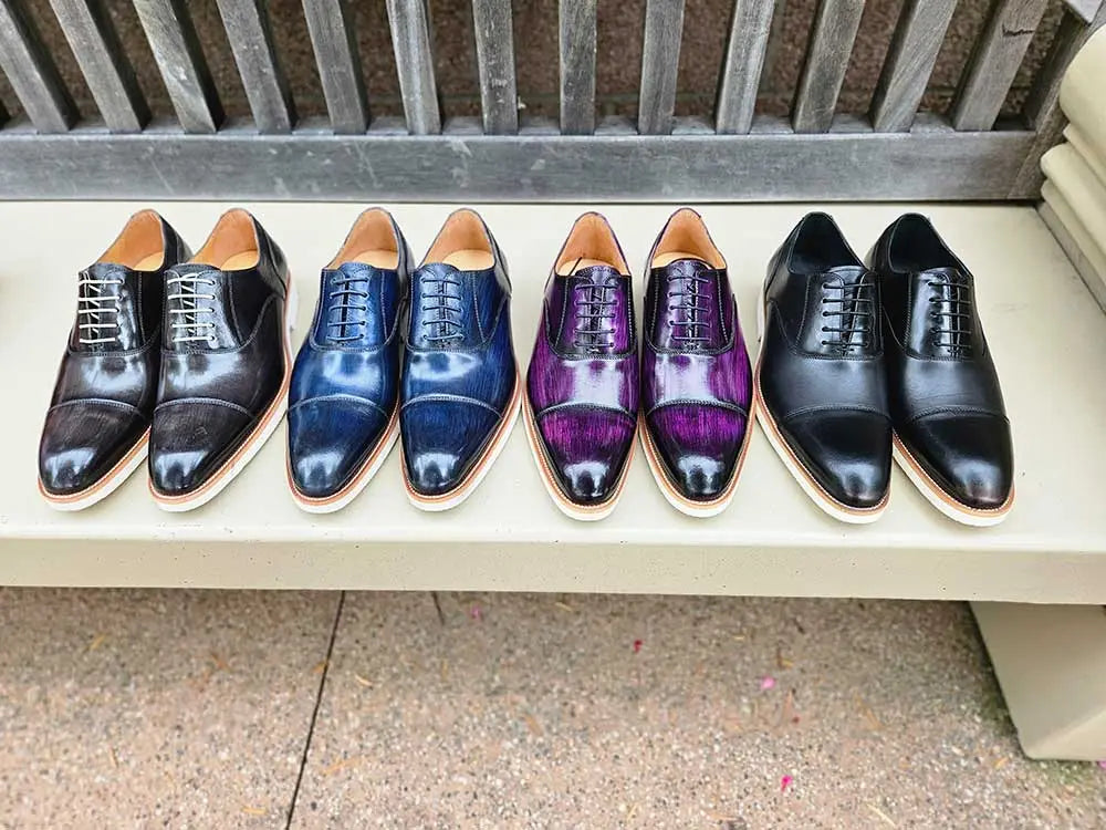 Carrucci Cap Toe Oxford in Lightweight Sole