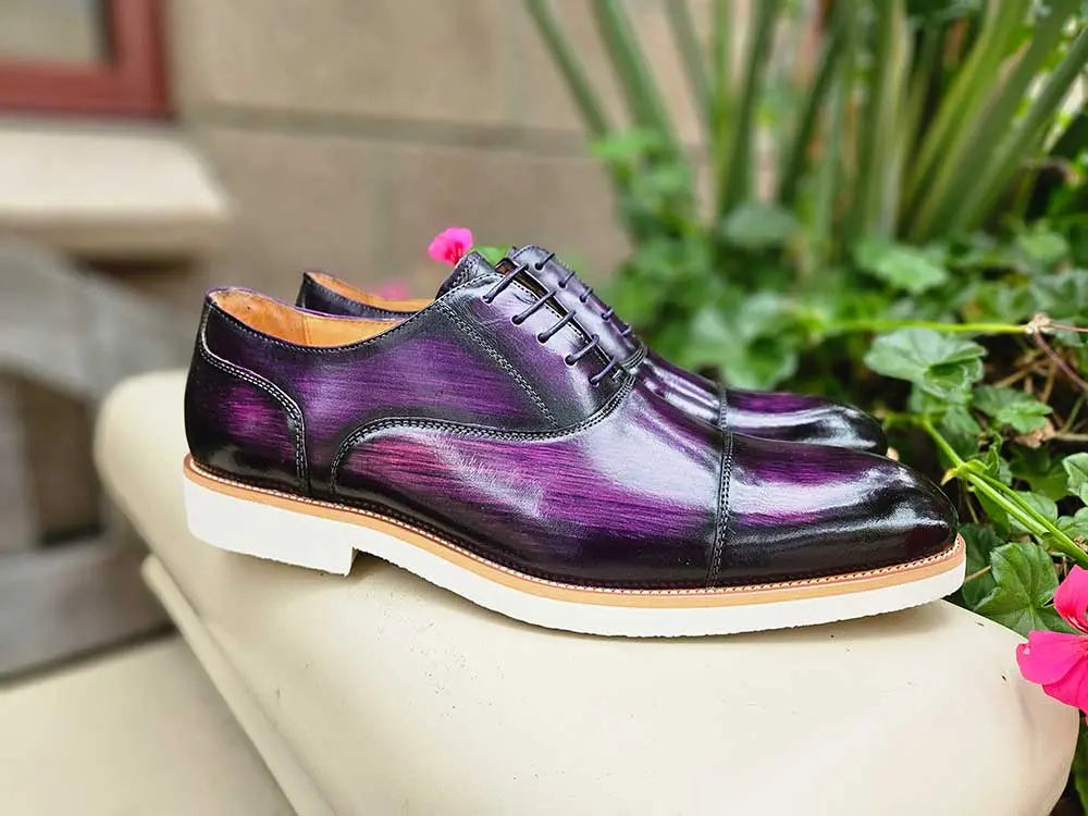 Carrucci Cap Toe Oxford in Lightweight Sole