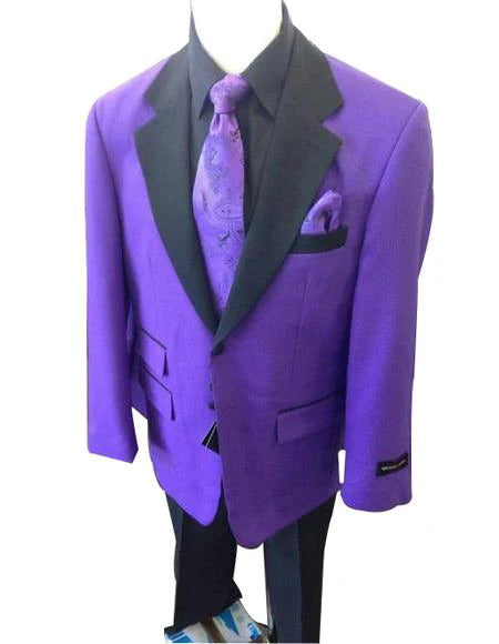 Mardi Gras Tuxedo Suit Package Blazer + Pants