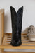 Los Altos Belly 7 Toe Black Caiman Boots