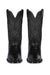 Los Altos Belly 7 Toe Black Caiman Boots