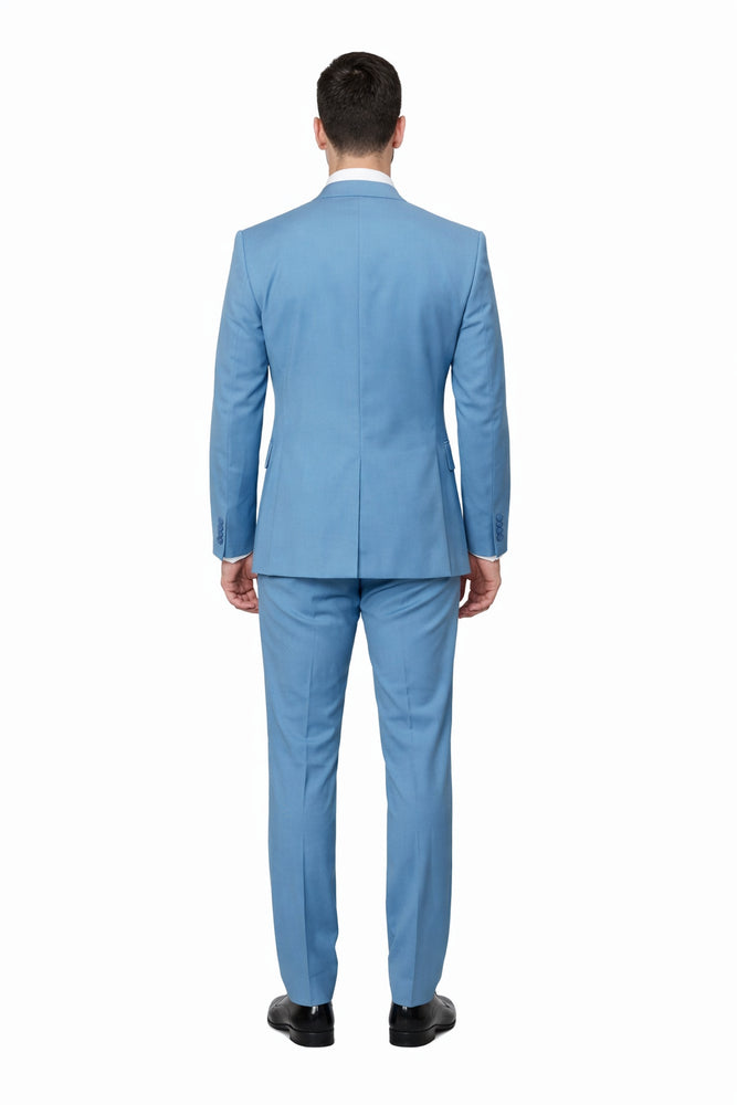 Rossiman Sky Regent Blue 3-Piece Prestige Suit
