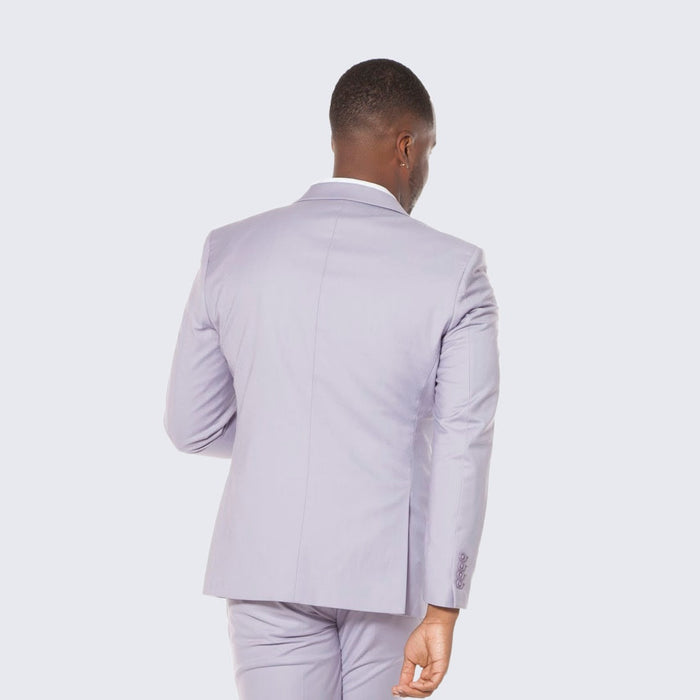 Men's Lavender Suit Three Piece Set - Wedding - Prom