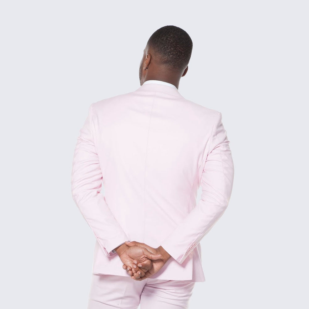Men's Pink Suit Three Piece Set - Wedding - Prom
