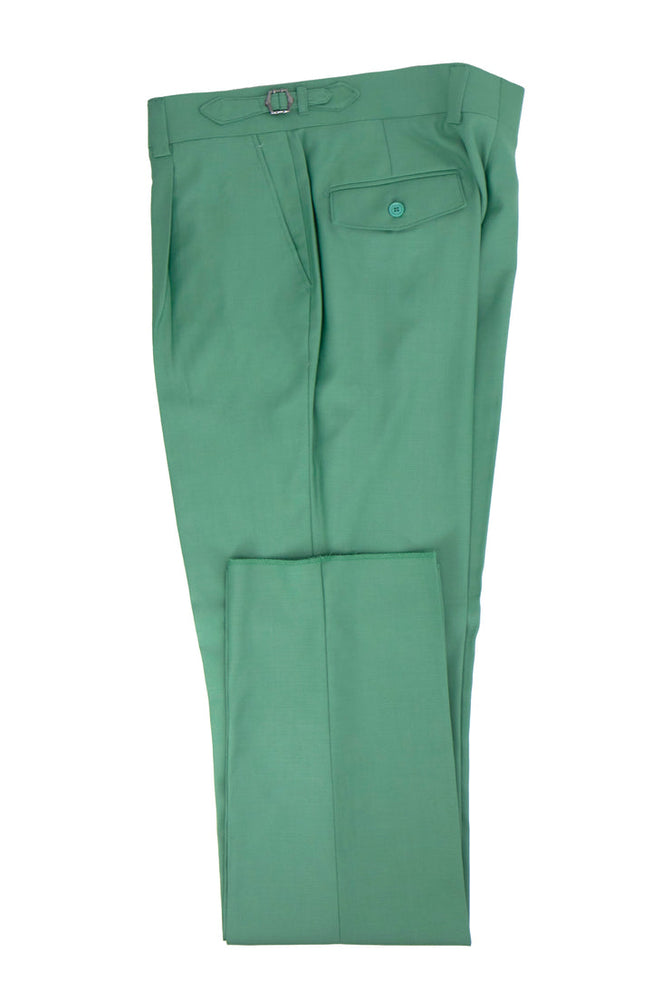 Tiglio Luxe Jade Semi-Wide Leg Wool Marbella Dress Pants TL4015