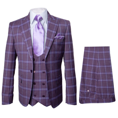 Mens Purple Suit