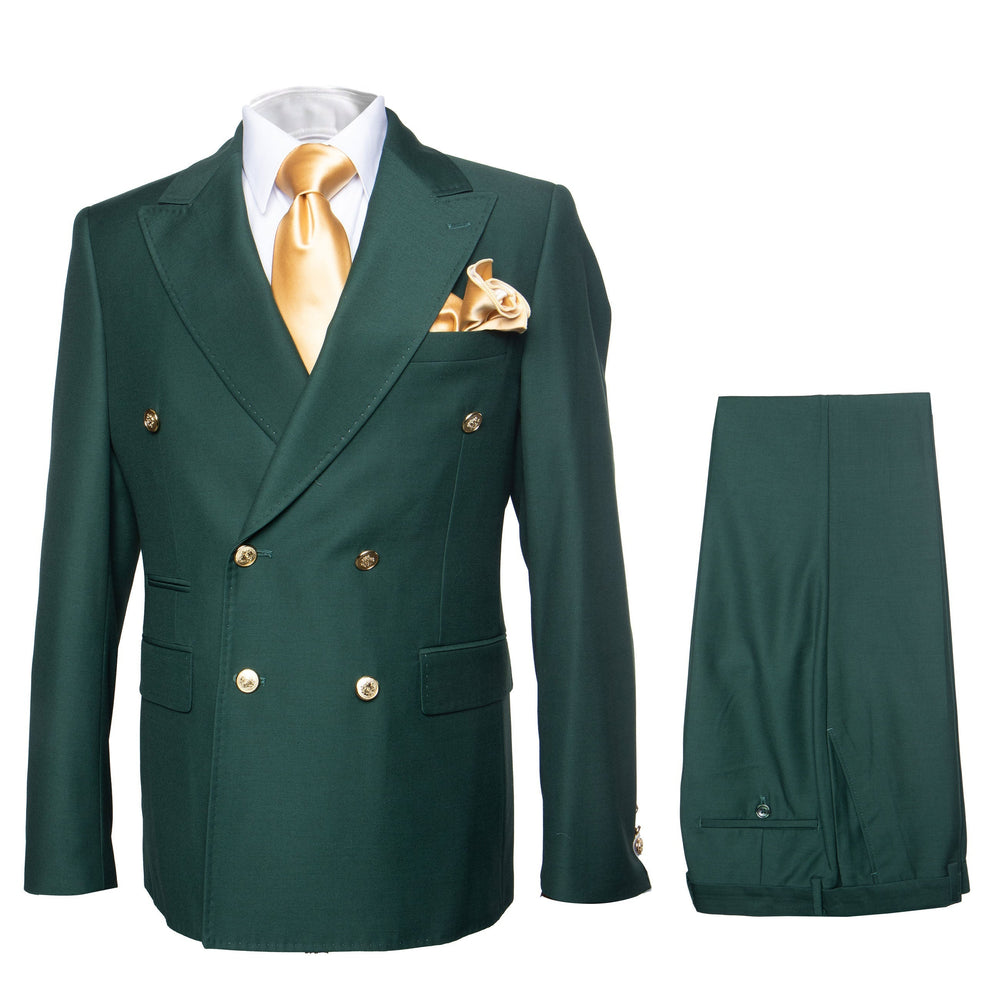 Rossi Man RM1190 – Milano Collection Slim Fit Men’s Suit in Bold Green