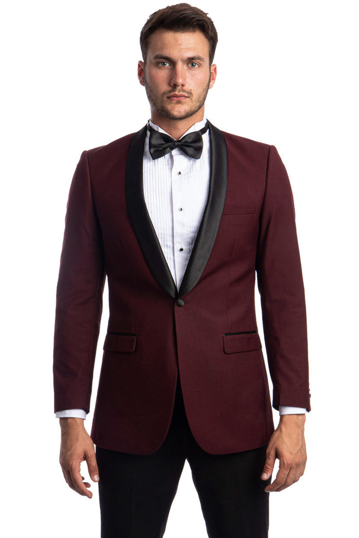 Men's Black Velvet Blazer by Tazzio Suits
