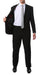 PL1969 Men's Black 2-Piece Suit — Big & Tall Fit, Sizes 38-72 (Short, Regular & Long)