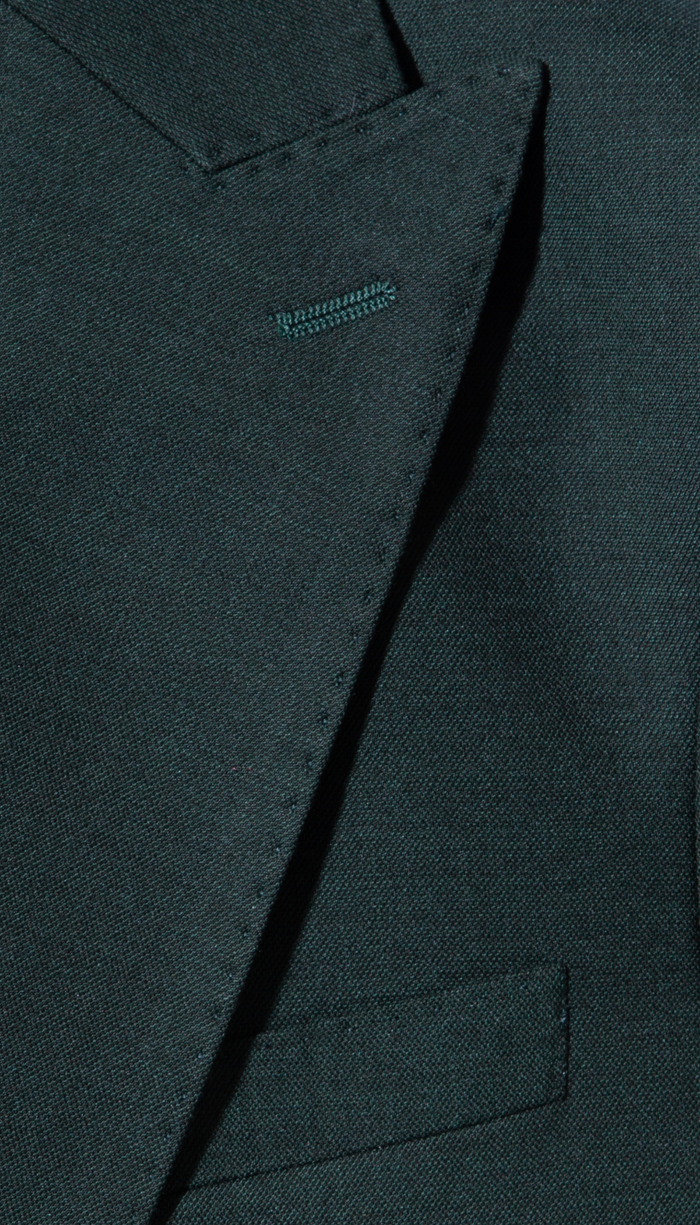Rockford Peak Lapel Double Breasted Suit - Slim Fit (Hunter Green)