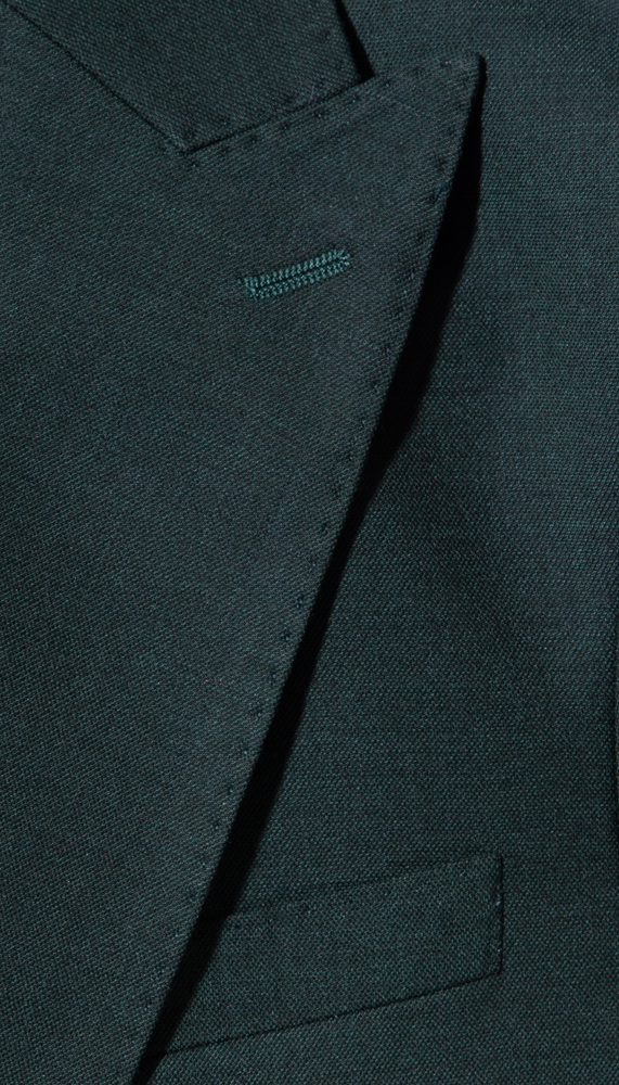 Rockford Peak Lapel Double Breasted Suit - Slim Fit (Hunter Green)