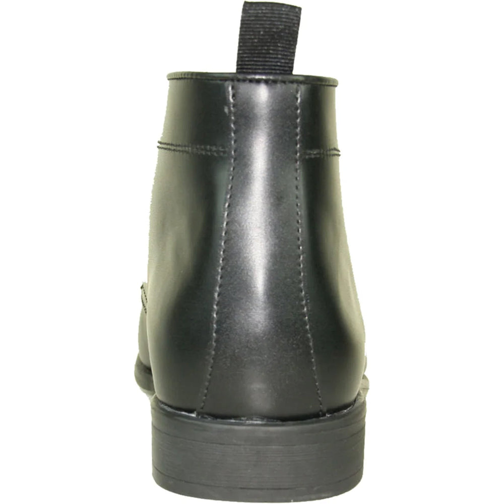 Cheap Discounted Priced - Matte Black Men's Formal Ankle Boot for Prom 2025 & Wedding