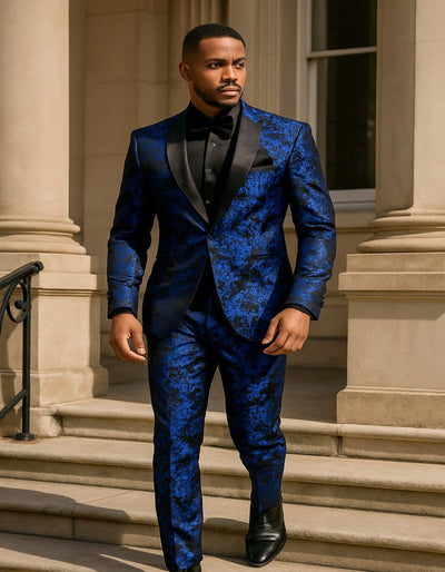 Black and Blue Suit