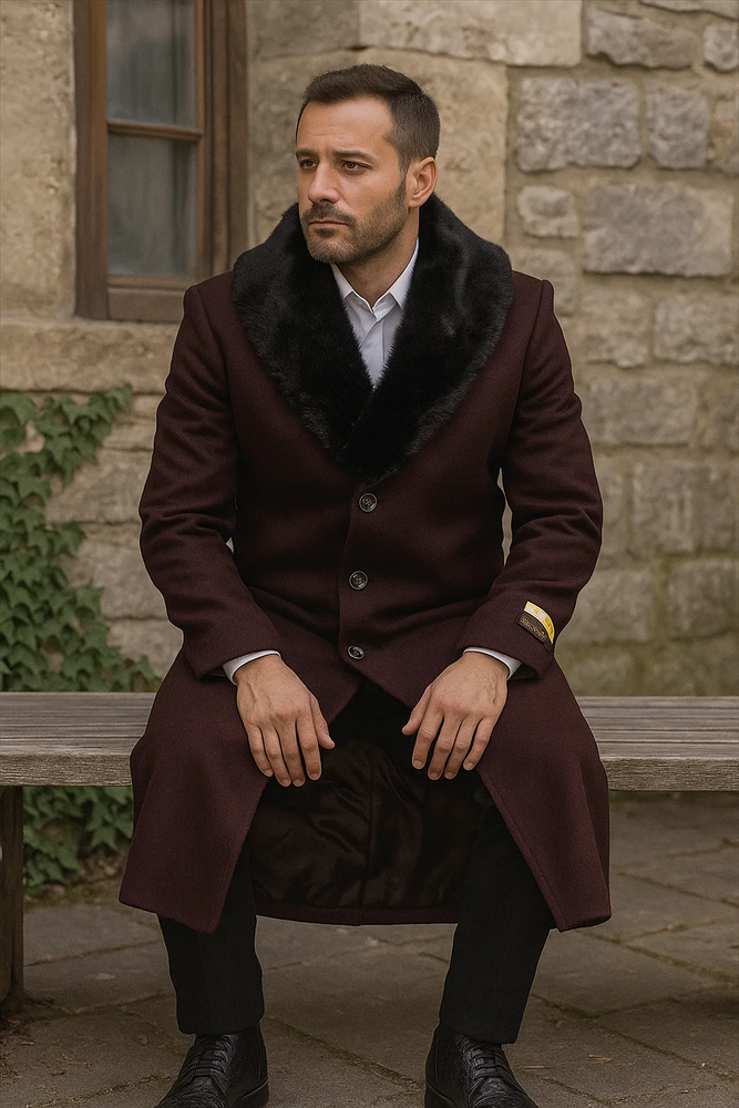 Men_s-Burgundy-Fur-Collar-Full-Length-Overcoat