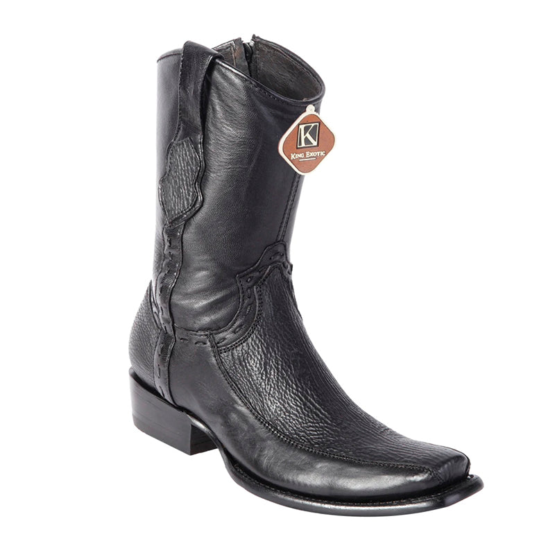 Men's King Exotic Sharkskin Boots With Inside Zipper Dubai Toe Handcra ...