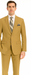 Men’s 2-Button Camel Khaki Single Breasted Suit