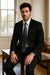 Men’s Black Two-Button Suit 