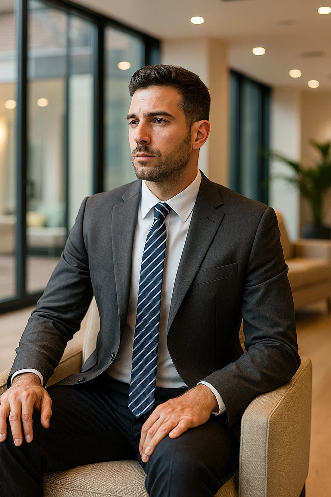 Men_s_Classic_2_Button_Gray_Blazer_Suit_Jacket