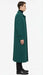 Men’s Full-Length Green Overcoat