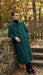 Men’s Full-Length Green Overcoat